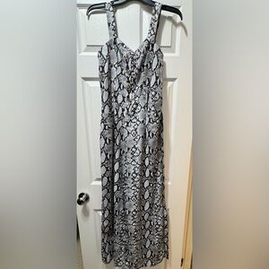 Snakeskin Print Jumpsuit